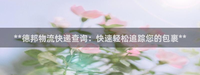 28圈注册网站加拿大：**德邦物流快