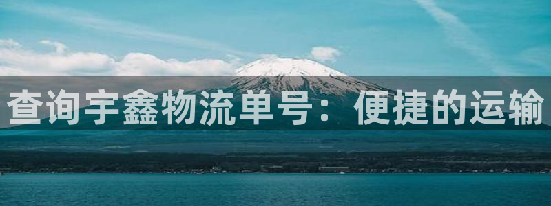28圈下载二维码：查询宇鑫物流单号：